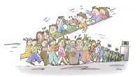 イラスト：外出中のときに地震が起きたら1