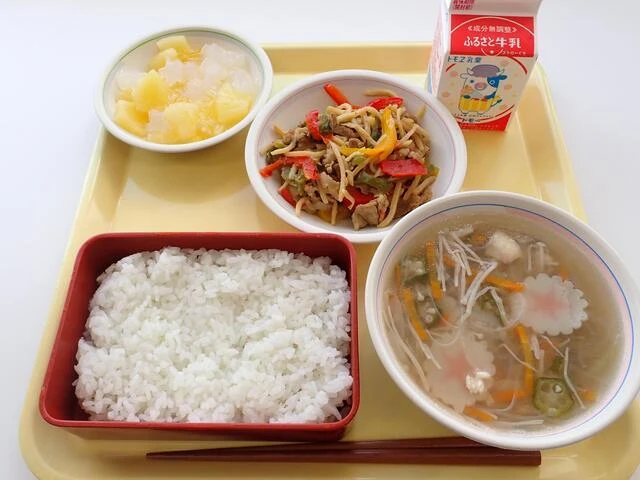 写真:7月6日(木曜)給食