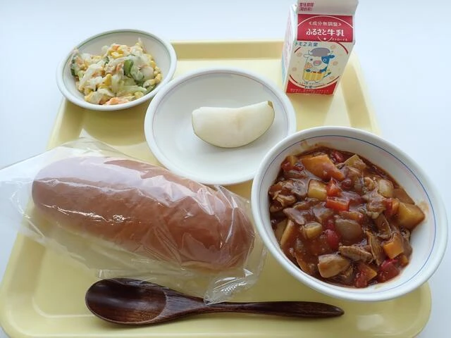 写真:8月29日(火曜)給食