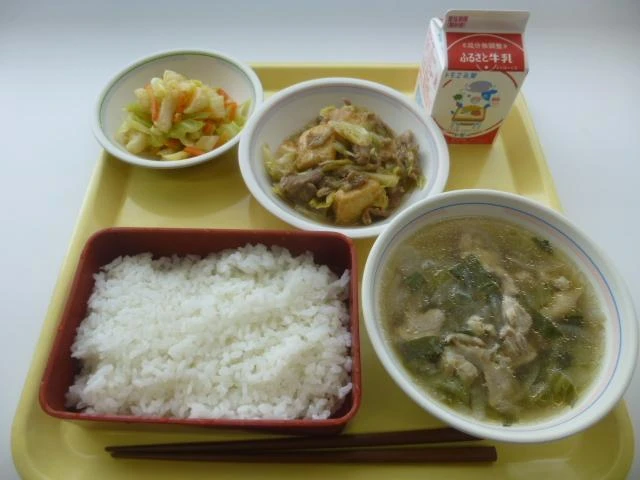 写真:3月8日(水曜)給食