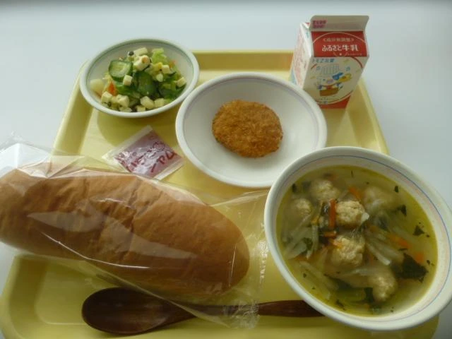 写真:2月7日(火曜)給食
