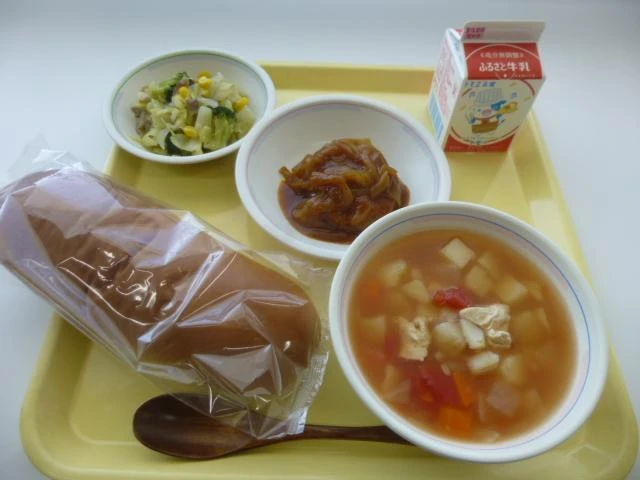 写真:2月21日(火曜)給食