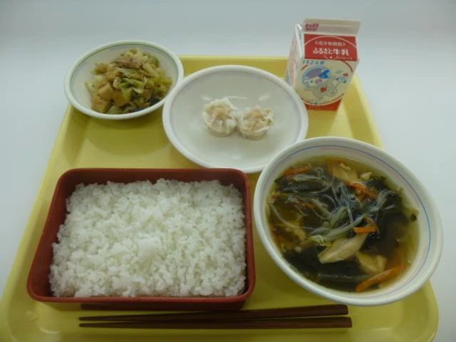 写真:1月16日(月曜)給食