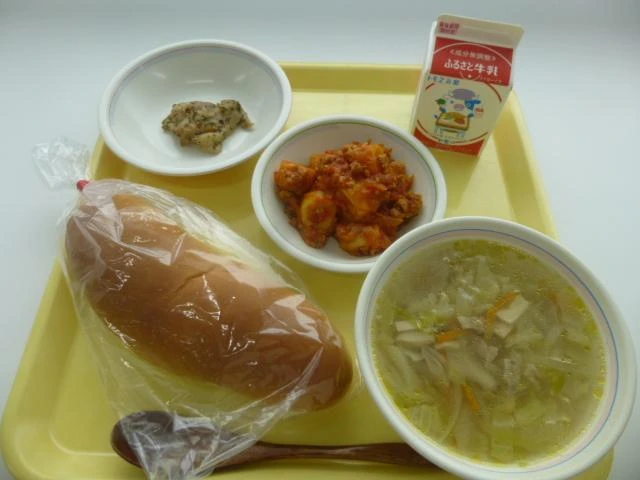 写真:12月6日(火曜)給食