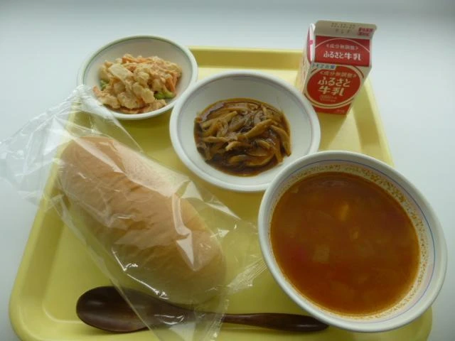 写真:12月13日(火曜)給食