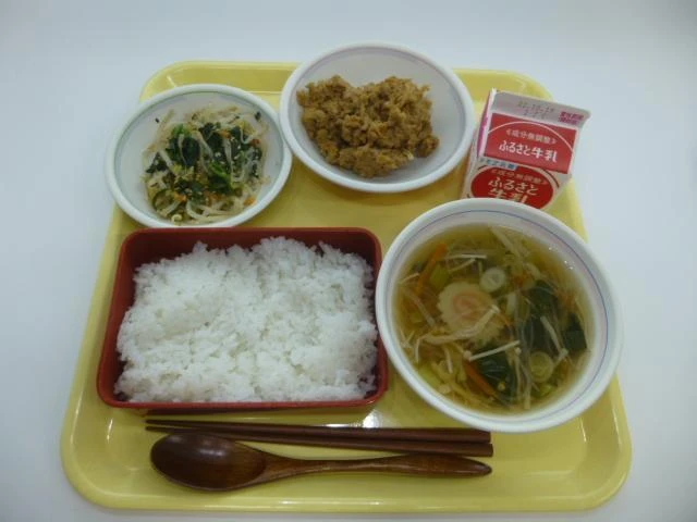 写真:10月7日(金曜)給食
