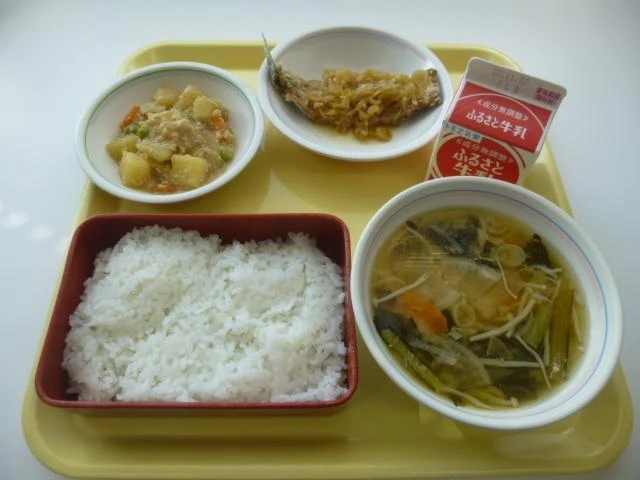写真:10月21日(金曜)給食