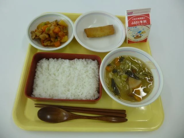写真:6月27日(月曜)給食