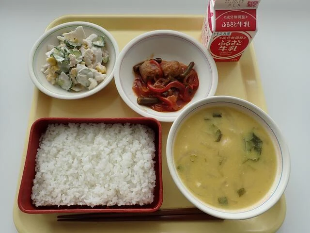 写真:9月25日(月曜)給食