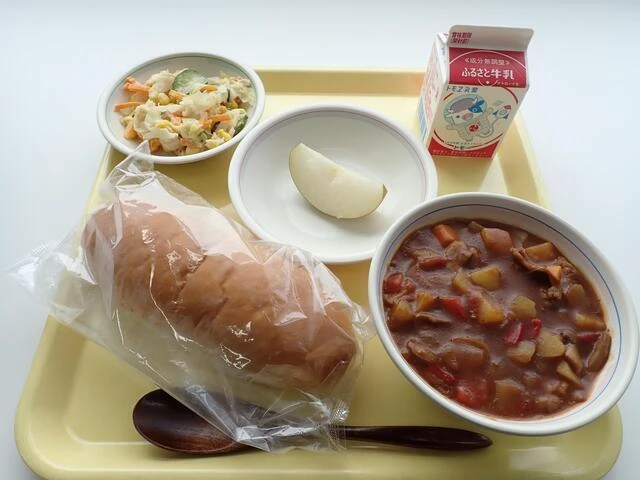 写真:8月28日(月曜)給食