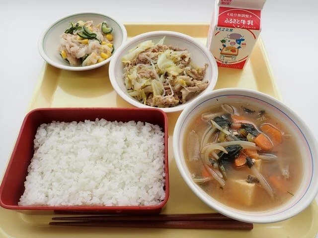 写真:5月9日(火曜)給食