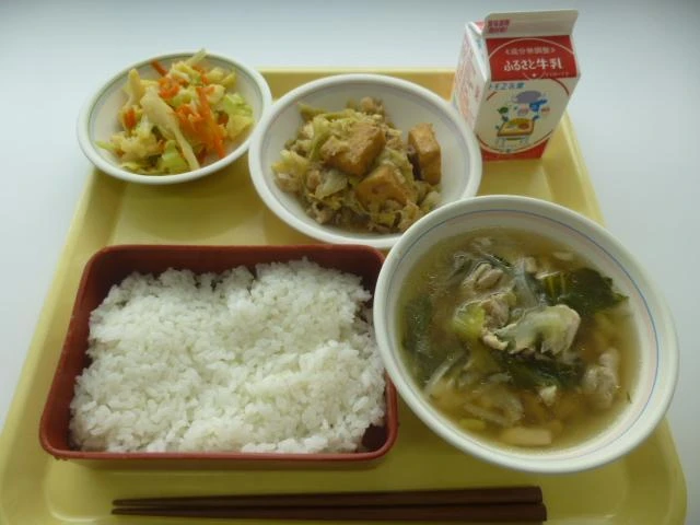 写真:3月6日(月曜)給食