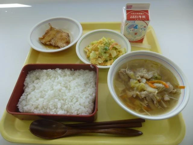 写真:2月9日(木曜)給食