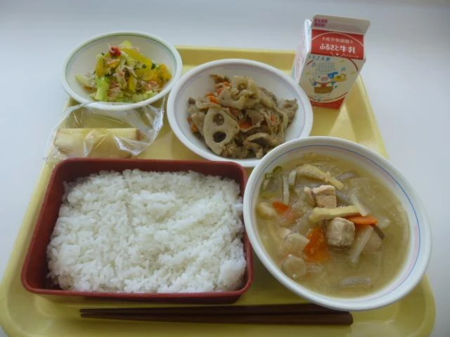 写真:2月21日(火曜)給食