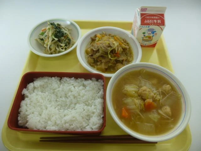 写真:12月1日(木曜)給食