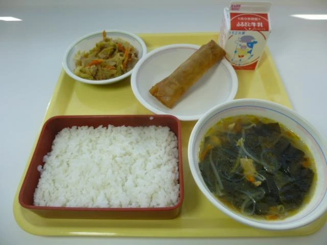 写真:12月15日(木曜)給食