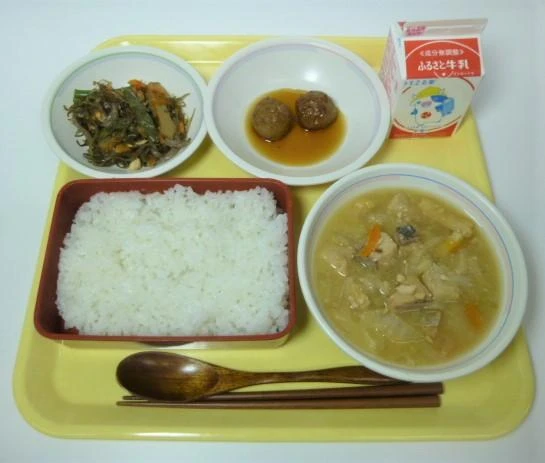 写真:10月13日(木曜)給食