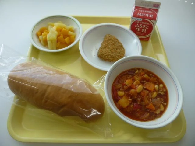 写真:10月21日(金曜)給食