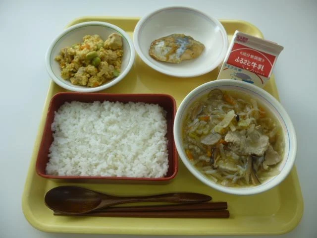 写真:10月27日(木曜)給食