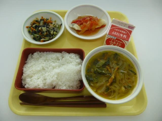 写真:9月20日(火曜)給食