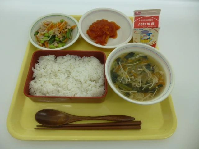 写真:7月5日(火曜)給食