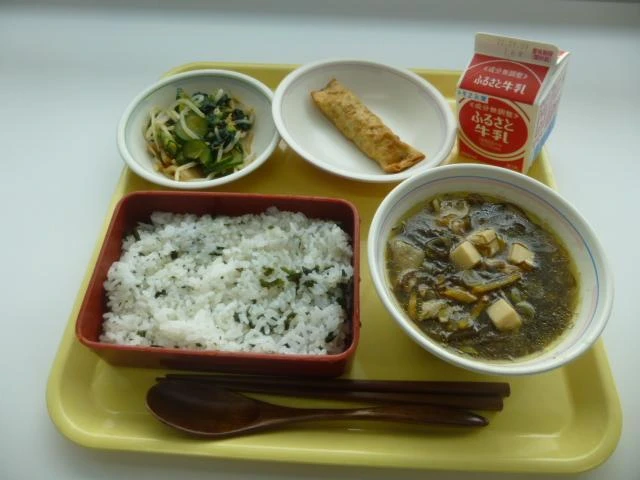 写真:8月30日(火曜)給食