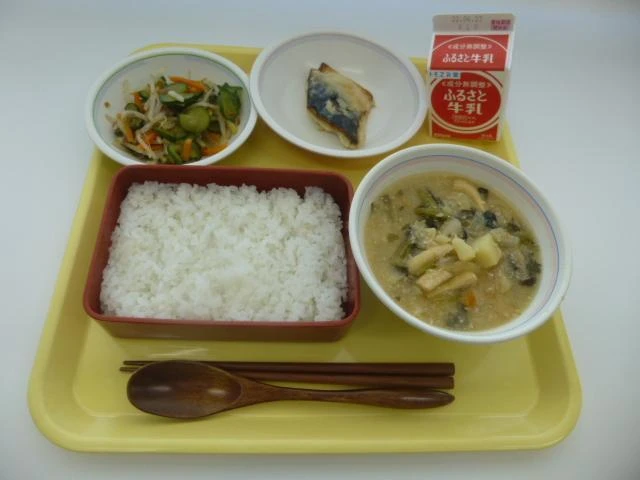 写真:6月13日(月曜)給食