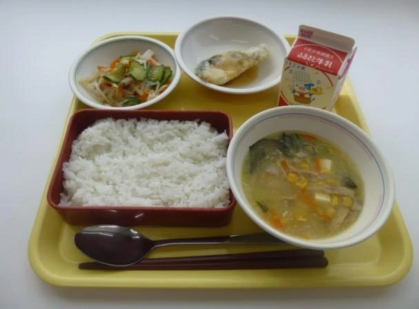 写真:4月19日(火曜)給食