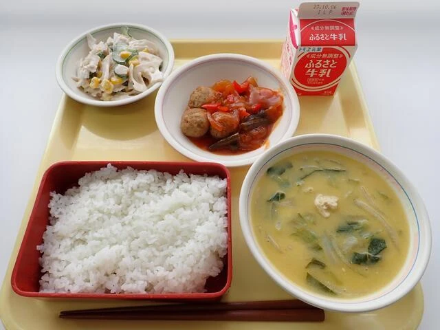 写真:9月26日(火曜)給食