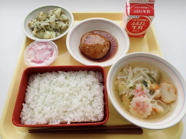 写真:4月18日(火曜)給食