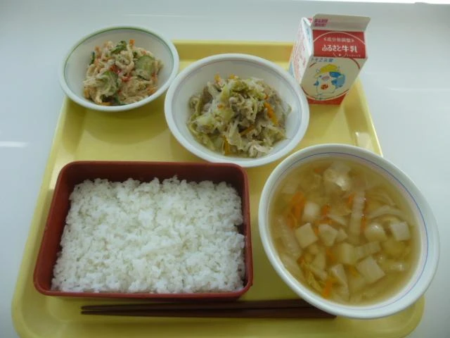 写真:12月12日(月曜)給食