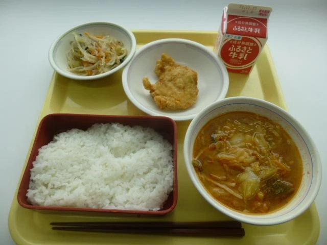 写真:12月13日(火曜)給食