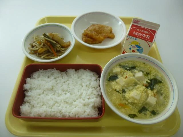 写真:10月17日(月曜)給食