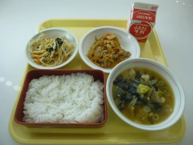 写真:10月20日(木曜)給食
