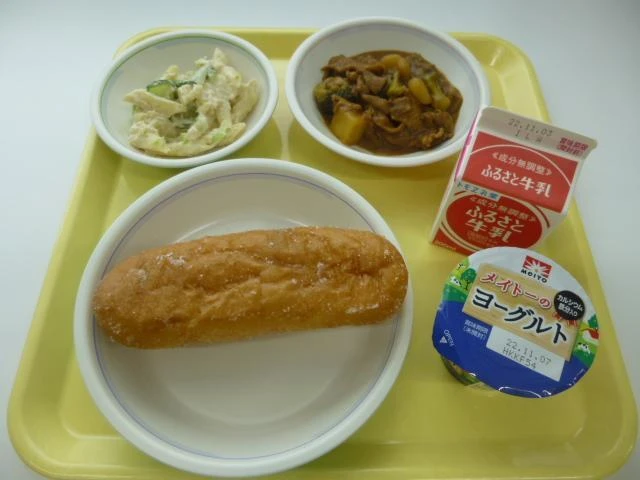 写真:10月24日(月曜)給食