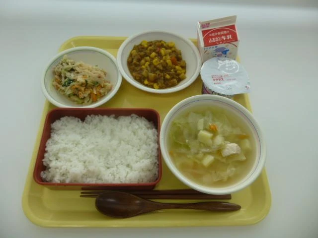 写真:6月16日(木曜)給食
