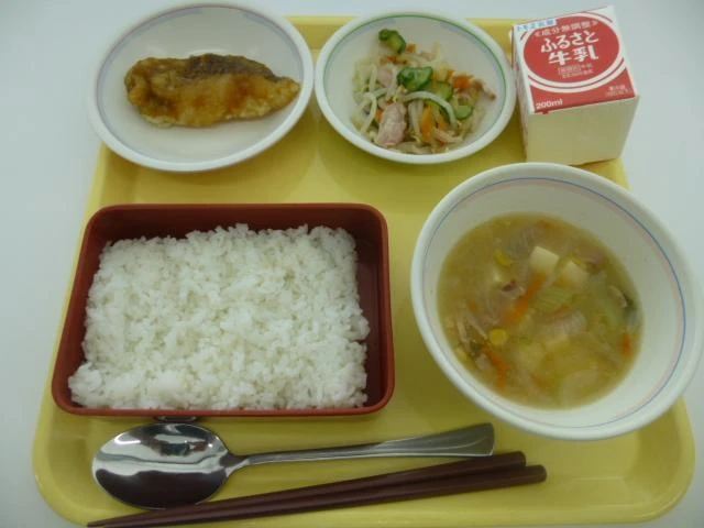 写真:4月12日(火曜)給食