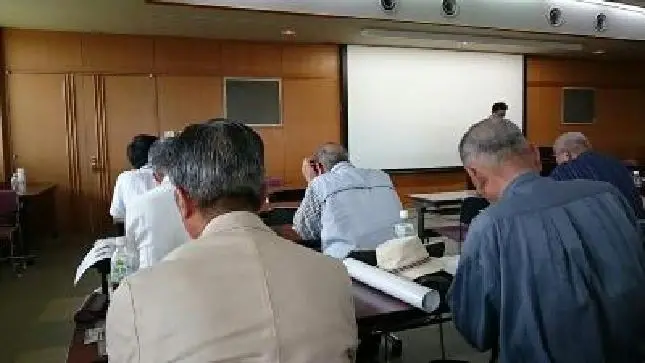 写真:新任会長研修会
