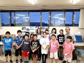 写真：参加した子供たち