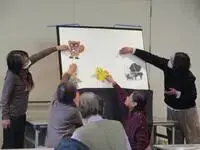 写真:実演の様子