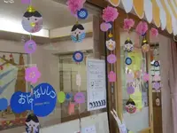 写真:ひなまつりのつるし飾り