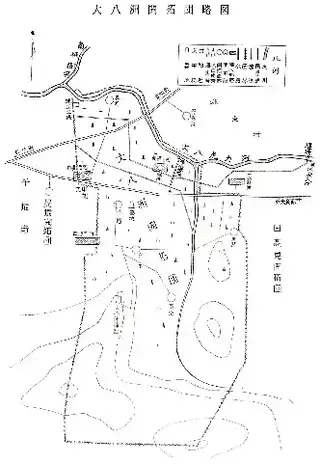地図:弥栄村の開拓図