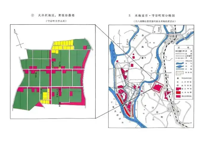地図:大井沢地区素住台農場