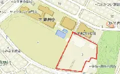 地図:みずき野地内商業施設跡地