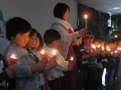 写真:クリスマス会の様子