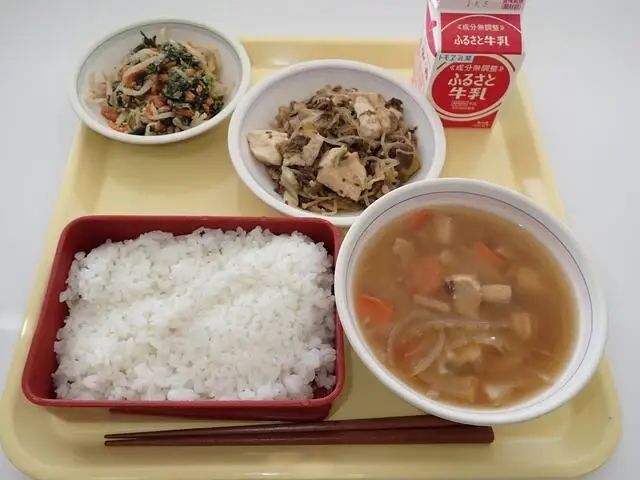 写真:10月18日(水曜)給食