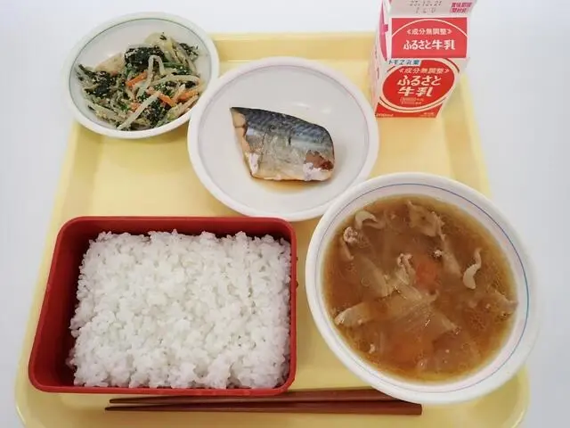 写真:12月11日(月曜)給食
