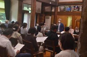 写真:通常総会の様子