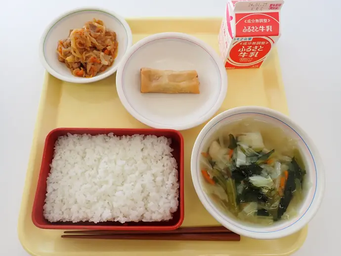 写真:1月15日(月曜)給食