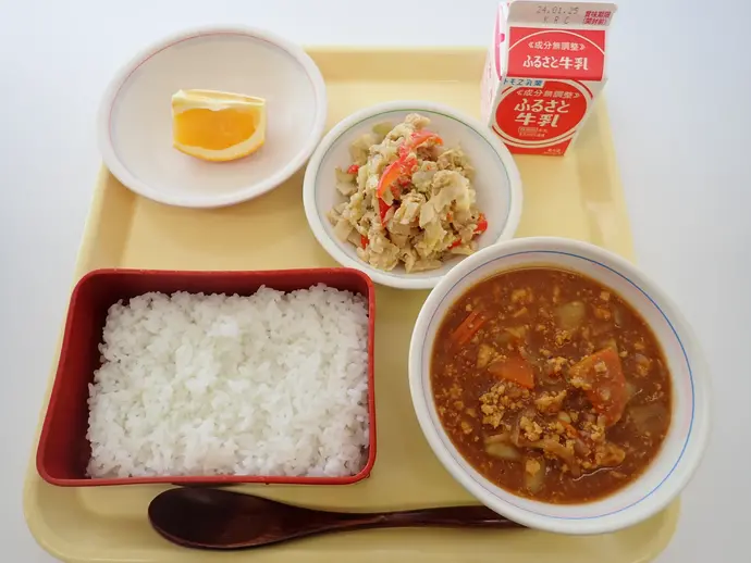写真:1月15日(月曜)給食